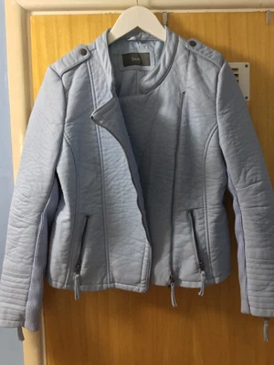 £6.95 • Buy Baby Blue Leather Look Jacket By South.SZ 14,used.