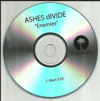 A Perfect Circle Guitarist ASHES DIVIDE Enemies TST PRESS PROMO DJ CD Single  • $24.99