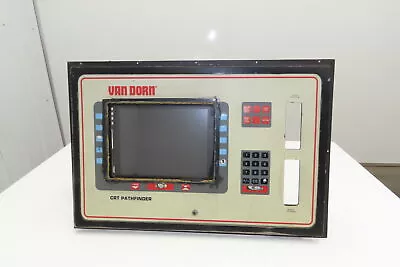 Van Dorn CRT Pathfinder Operator Control Data-Panel Monitor Flat Screen • $299.98