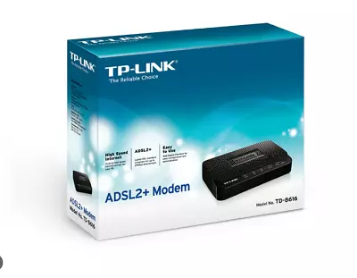 D-Link ADSL2+ Ethernet Modem • $118