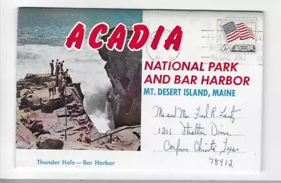 Postcard Folder-acadia National Park And Bar Harbor-mt. Desert Island Maine • $2