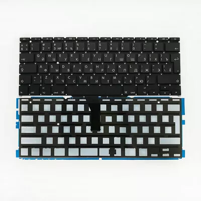 New EU Russian Keyboard + Backlight For Macbook Air 11  A1465 A1370 2011-2015 • $21.46