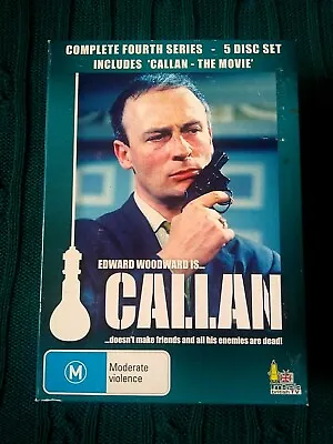 Callan – Complete Fourth Series – Dvd 5- Disc Box Set- R-4- Very Good Free Post • £26.80