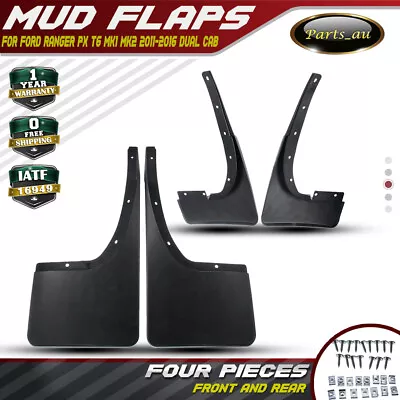 4x Splash Guards Mud Flaps For Ford Ranger PX T6 Mk1 Mk2 2012-2019 Everest UA • $49.99