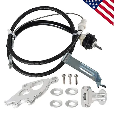 For 96-04 Mustang Clutch Cable Quadrant And Firewall Adjuster Kit 6061-T6 Billet • $40.89