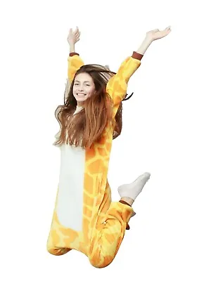 Giraffe Onesie For Kids Adults Pyjamas Kigurumi One Piece Onesies Union Suit • $29.99