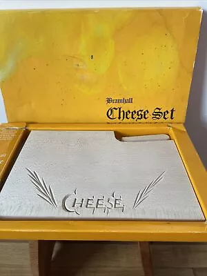 Vintage Bramhall Cheese Set Sheffield England Cheese Board/Knife In Box  UNUSED • £18.50