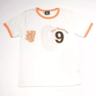 Body Glove Holland Van Nistelrooy Soccer Embroidered Ringer T-Shirt Small • $18.21
