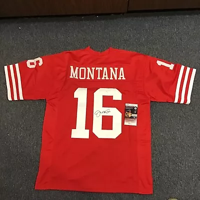 Joe Montana Signed Auto Autograph 49ers Style XL Jersey JSA COA • $199.99