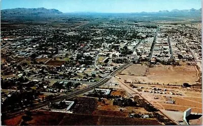 Aerial View LAS CRUCES New Mexico Postcard - Petley • $8
