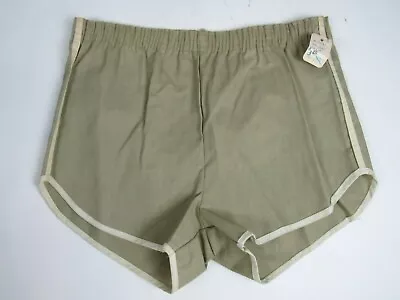 Vtg 70s Eagle Striped Gym Short 32  - 33  M Running Sprinter Pre Owned 80s • $17.99