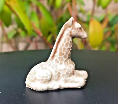 WHIMSIES - WADE ENGLAND MINIATURE PORCELAIN FIGURES GIRAFFE  Excellent Condition • £10