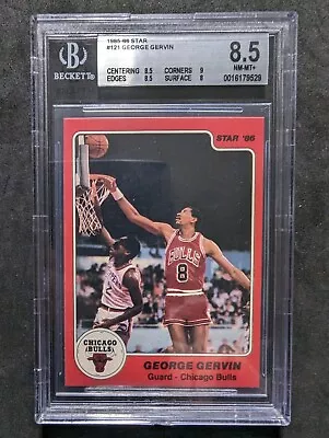 1985-86 Star GEORGE GERVIN Card # 121 BGS 8.5 • $80