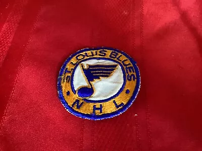 $15 • Buy Vintage ST. LOUIS BLUES NHL HOCKEY ROUND CLASSIC THROWBACK LOGO TEAM PATCH