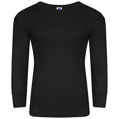 Mens Thermal Long Sleeve T Shirt Soft Winter Underwear Vest Base Layer Top S-2XL • £4.99