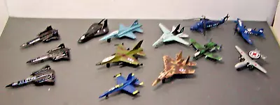 Vintage Miniature Metal Diecast War Planes Military Aircraft  13 PC LOT • $10