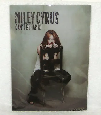 Miley Cyrus Can’t Be Tamed Taiwan Promo Folder (Clear File)  • $34.88