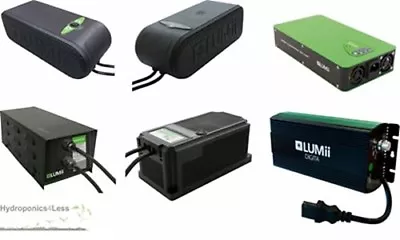 £42.99 • Buy LUMii 250w 400w 600w 1000w Quiet Cool Running Ballast Grow Light Hydroponics HPS