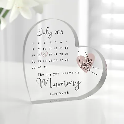 Day You Became My Mummy Gift Mothers Day Birthday Gift Mum Nanny Personalised • £10.99