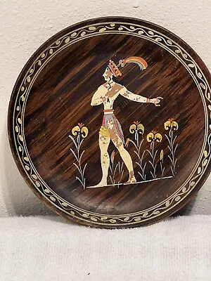 Warrior Pottery Stoneware Clay Wall Plate Preowned • $24.62