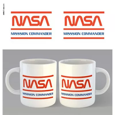 NASA - Mission Commander Mug X 2 BRAND NEW (Set Of 2 Mugs) • $24.85