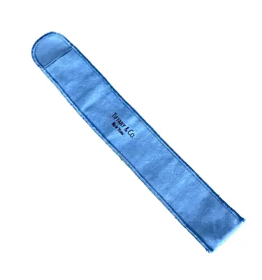Mint Julep Straw Anti Tarnish Protective Flap Bag By Tiffany & Co 10 1/4 X 1 3/4 • $26.10