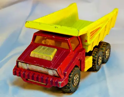 Matchbox Superkings Big Tipper Truck Dumping Action Lorry Toy Vintage 1973 K-4 • £7.99