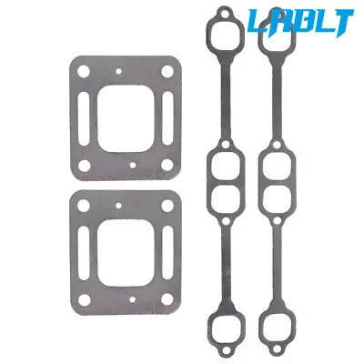 LABLT For Mercruiser 5.0 Mpi 5.7 350 Elbow Kit Exhaust Gasket Manifold 39880 • $11.26