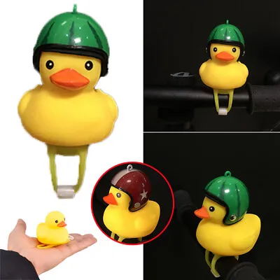 Cycling Light Yellow Duck Helmet Road Riding Bicycle Accessories Moto Bike Bell • $9.89