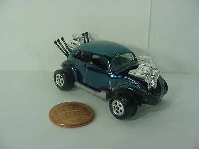 Topper Johnny Lightning 1969-71 Issue Bug Bomb Vw Blue Car Loose Excellent Cond • $29.95