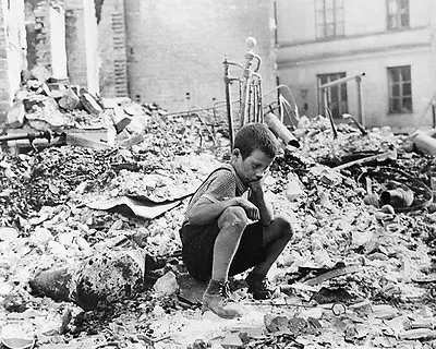 £7.22 • Buy Polish Kid In Warsaw Ruins German Bombing 8 X 10  World War II WW2 Photo 535