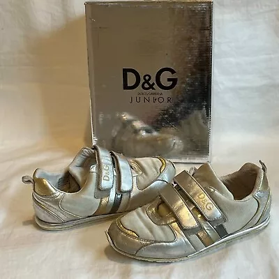 Used Original Dolce & Gabbana Junior City Sport Sneaker Sz 33 • $9.99