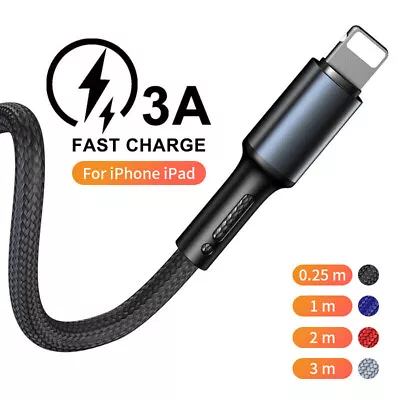 For IPhone 11 12 13 14 Pro Max Fast Charging Charger Data Sync Long Cable Cord • $3.98
