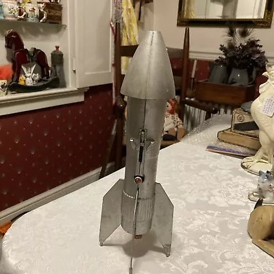 1950’s Astro Mfg. Bank Rocket Missile No Key  Untested • $29.95