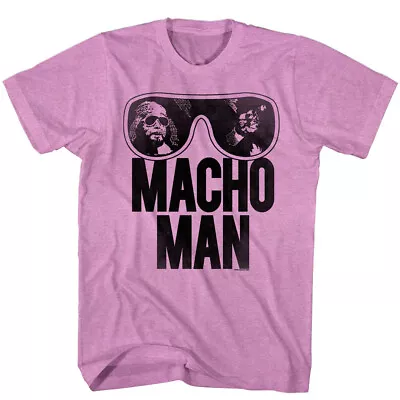 Macho Man Randy Savage Sunglasses Men's T Shirt Costume Wrestler Fighter Legend • $25.50