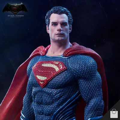 Iron Studios Superman Statue Figure Batman Vs Superman V Man Of Steel BVS 1:10 • $409