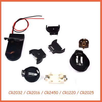 £1.79 • Buy Button Coin Cell Battery Holder Case Box 2032/2016/2025 Vertical Horizontal SMD