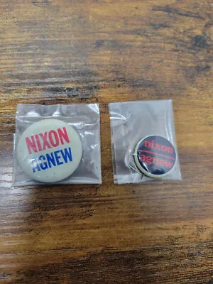 Nixon Agnew Vintage Pins Campaign Pinback • $5.50