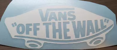 Vans Off The Wall Die Cut Vinyl Car Decal Sticker Skateboard • $5.99