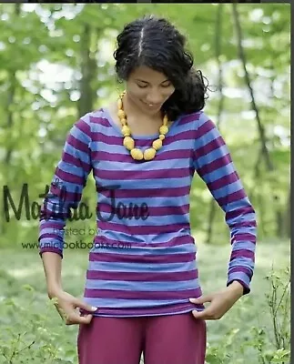 Matilda Jane Women’s Heart Soul Pride Long Sleeve Striped Top Size M • $19.99