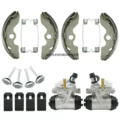 Front Brake Wheel Cylinders W/Shoes For Honda FourTrax 300 TRX300 2x4 1993-2000 • $80.98