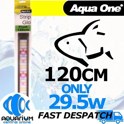 Aqua One StripGlo Plant LED Reflector Light 120cm For Aquarium Fish Tank 4ft RGB • $188.96