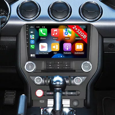 For 2015-2021 Ford Mustang Radio Upgrade Kit Car Stereo Carplay Android 13 GPS • $195.69