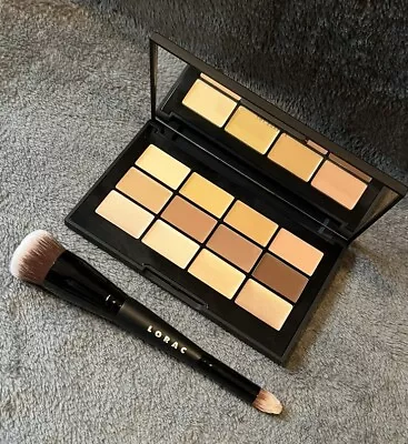 Lorac Pro Conceal / Contour Palette And Brush BNIB 12 Shades • $39.99