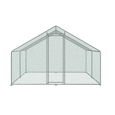 Large Walk-in Pet Chicken Run Coop Cage Rabbit Hutch Ferret House W Cover 3x4x2m • $295