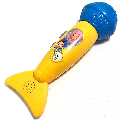 Bubble Guppies Rockin' Micro-fin Microphone Bubble Sounds Songs Phrases 2012 • $19.99