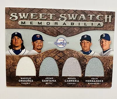 2009 Sweet Spot Swatch Magglio Ordonez Santana Miguel Cabrera Hernández Jersey • $19.99