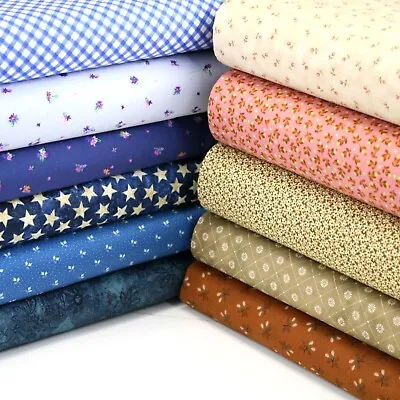 Multi Brand  100% Cotton Backing Quilting Clothing Craft Fabric • £4.50