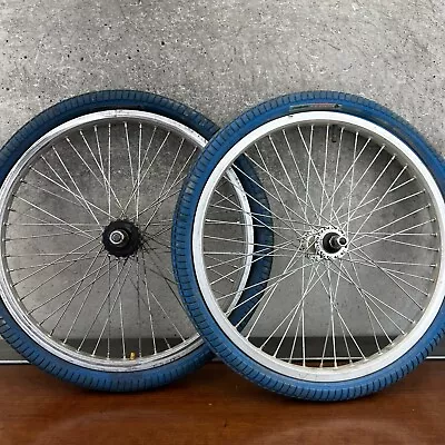 $269.99 • Buy 48 Hole Wheel Set 14 Mm 3/8 Primo V Monster Old BMX Flatland Freestyle 90s 00s