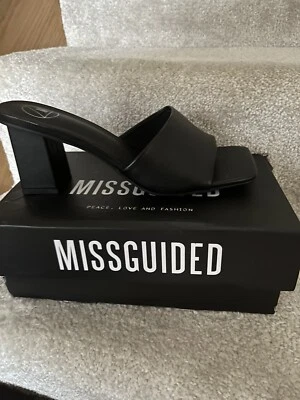 £5.99 • Buy Missguided Black Slip On Shoes Size 6 New